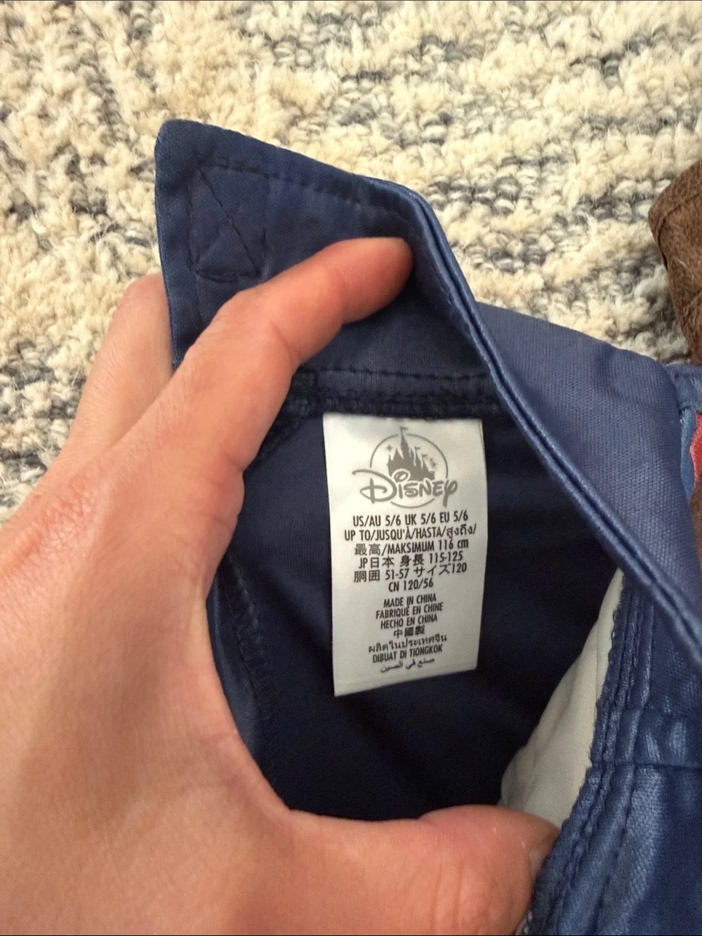 Disney Captain America Costume Size 5/6 - Picture 2 of 2